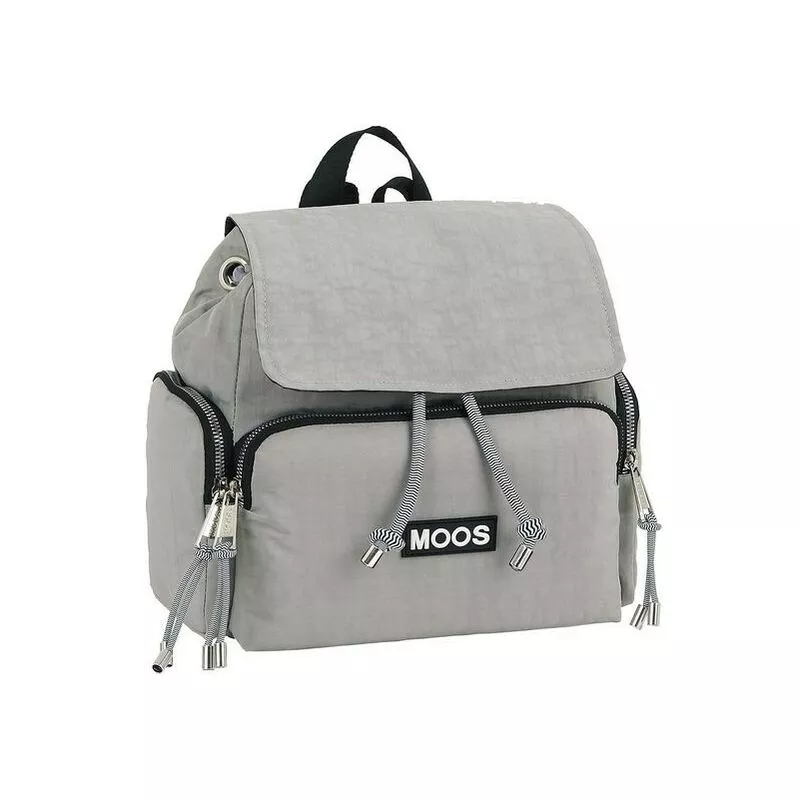 Mochila Casual Gris Claro - Moos barato