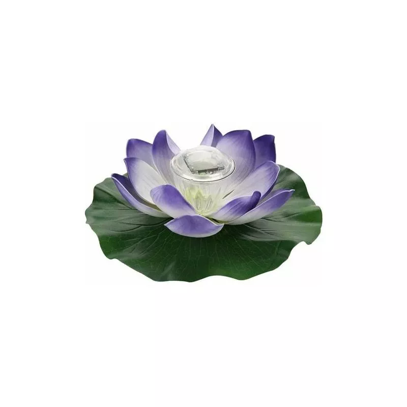 Modou - Lámpara de flor de loto qnxlls impermeable Solar Multicolor led que cambia de Color luz flotante al aire libre para jardín piscina estanque barato