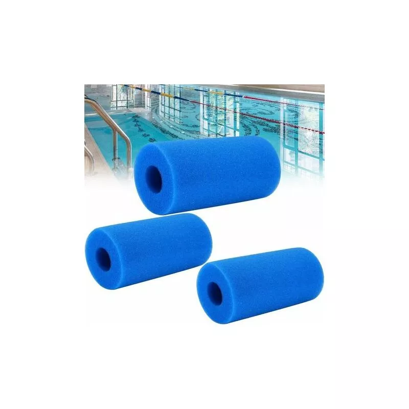 Modou - Pack de 3 filtros de piscina de espuma reutilizables y lavables para spa tipo a cham barato