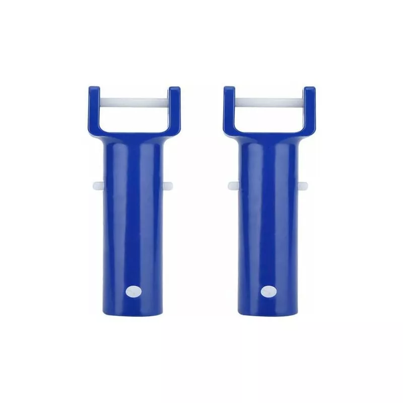 Modou - drive - nbnugq 2 uds mango de cabeza en v piscina azul Clip en forma de v mango de cabeza de cepillo accesorios de piscina de repuesto 5