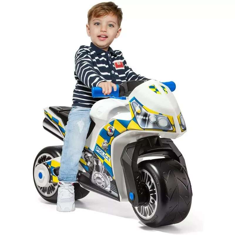 Molto - Moto Correpasillos Cross Policia Blanca barato