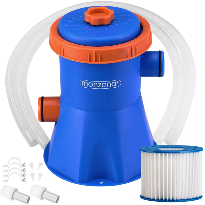 Monzana - Depuradora Piscina 1140/2280/3400/3800 L/H Bomba De Filtrado De Agua Filtro De Cartucho Limpieza Piscinas 15Watt 195X160X160 Mm (De) En Oferta Monzana - Depuradora Piscina 1140/2280/3400/3800 L/H Bomba De Filtrado De Agua Filtro De Cartucho Limpieza Piscinas 15Watt 195X160X160 Mm (De) Barato