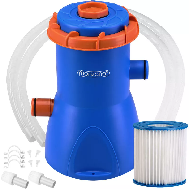 Monzana - Depuradora Piscina 1140/2280/3400/3800 L/H Bomba De Filtrado De Agua Filtro De Cartucho Limpieza Piscinas 30Watt 262X175X175 Mm (De) En Oferta Monzana - Depuradora Piscina 1140/2280/3400/3800 L/H Bomba De Filtrado De Agua Filtro De Cartucho Limpieza Piscinas 30Watt 262X175X175 Mm (De) Barato