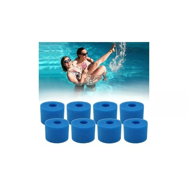 NOOAXI 8 esponjas de filtro de espuma tipo S1 para piscina Intex 29001E Pure Spa