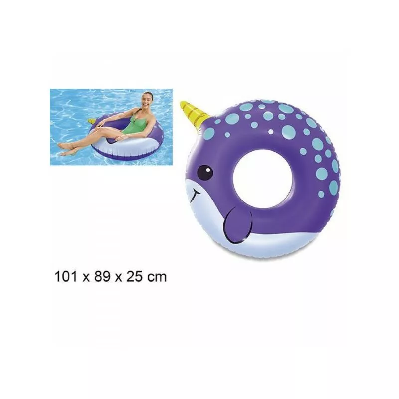 Narvalo unicornio de mar swapchair libbage 101cm piscina mar verano barato