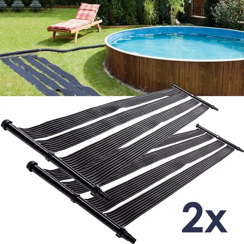 Nemaxx - 2x Calentador solar SH3000 3 m - calefacción solar para piscina