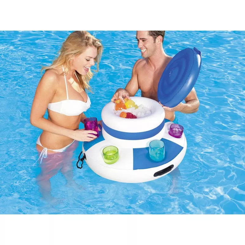 Nevera flotante hinchable -67 x 67 x 42 cm - 6 lleva vasos barato