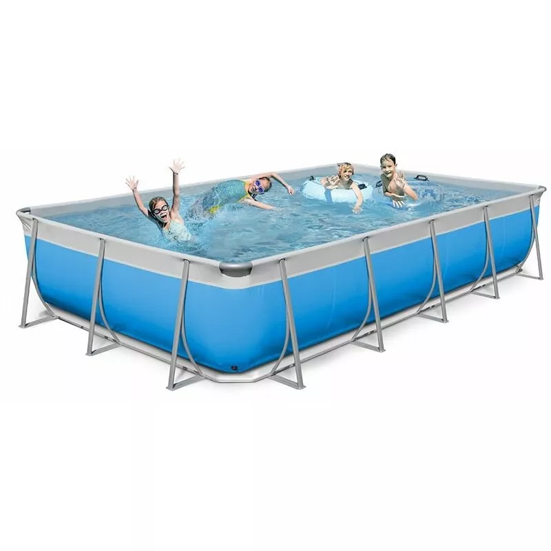 New Plast - Piscina elevada desmontable rectangular 650x265 H125 completa Futura 650 barato
