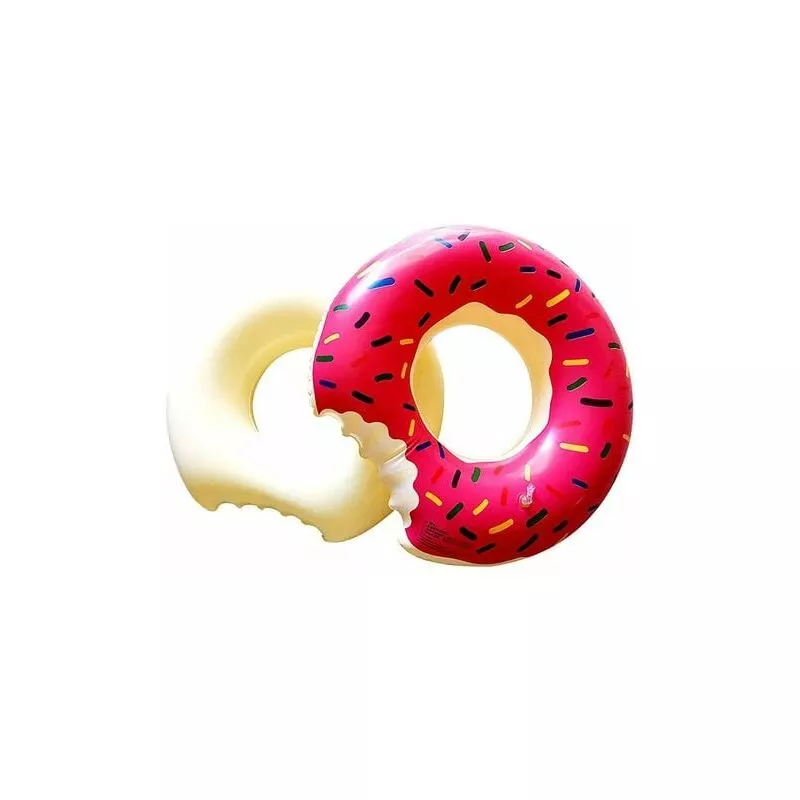 Olknbk Anillo de natación inflable con forma de dona Boya Anillo de natación Cojín de aire Juguete grande (cuando está inflado) Diámetro exterior: 86 barato