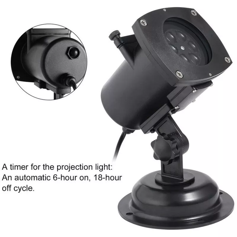 Oobest - Proyector de logos LED de largo para exteriores / interiores Lámpara de decoración barato