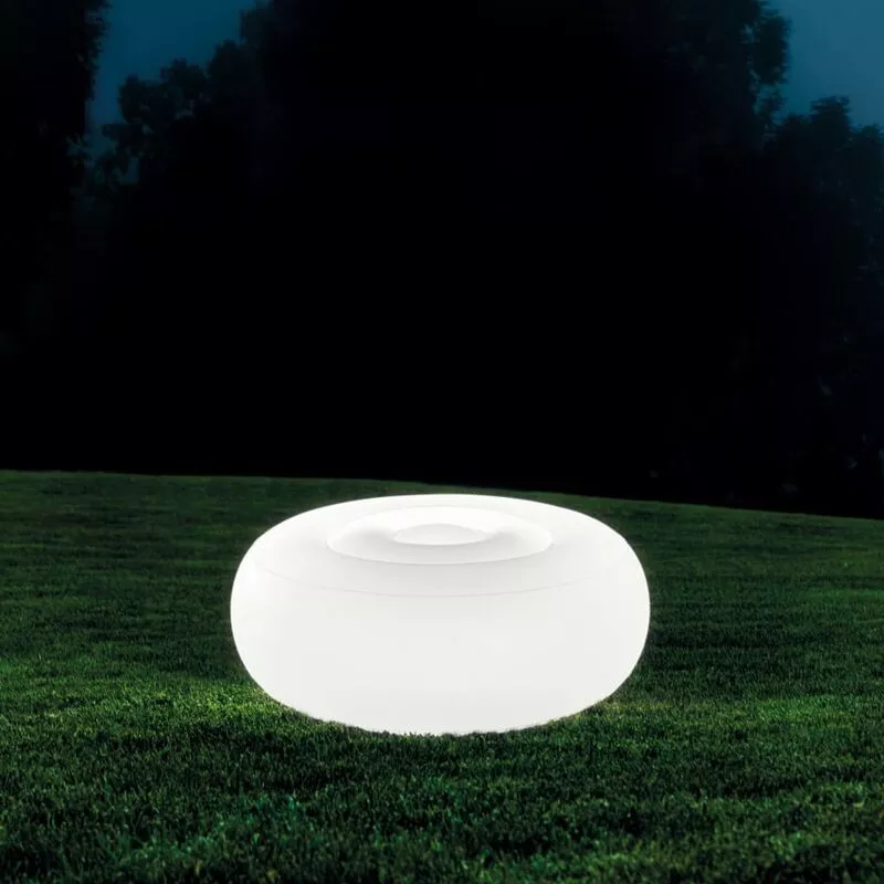 Otomana LED 86x33 cm - Blanco - Intex barato