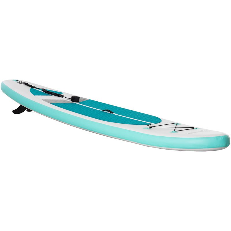 Outsunny - Tabla De Paddle Surf Hinchable 320X76X15 Cm Plegable Con Remo De Aluminio Ajustable Desmontable Bolsa De Transporte Y Accesorios Completos Barato