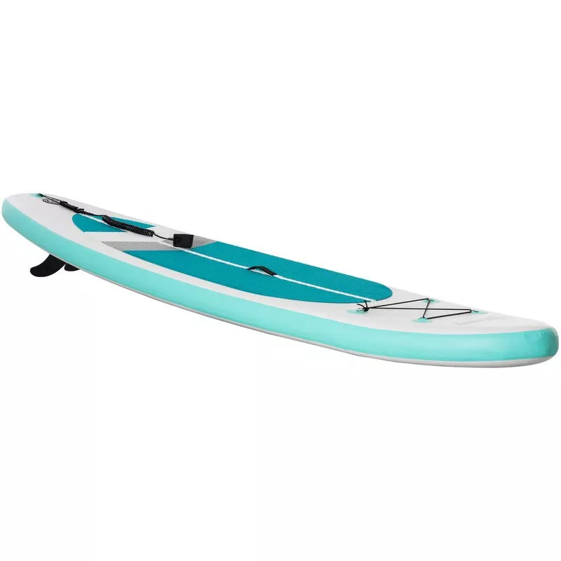 Outsunny - Tabla de Paddle Surf Hinchable 320x76x15 cm Plegable con Remo de Aluminio Ajustable Desmontable Bolsa de Transporte y Accesorios Completos barato