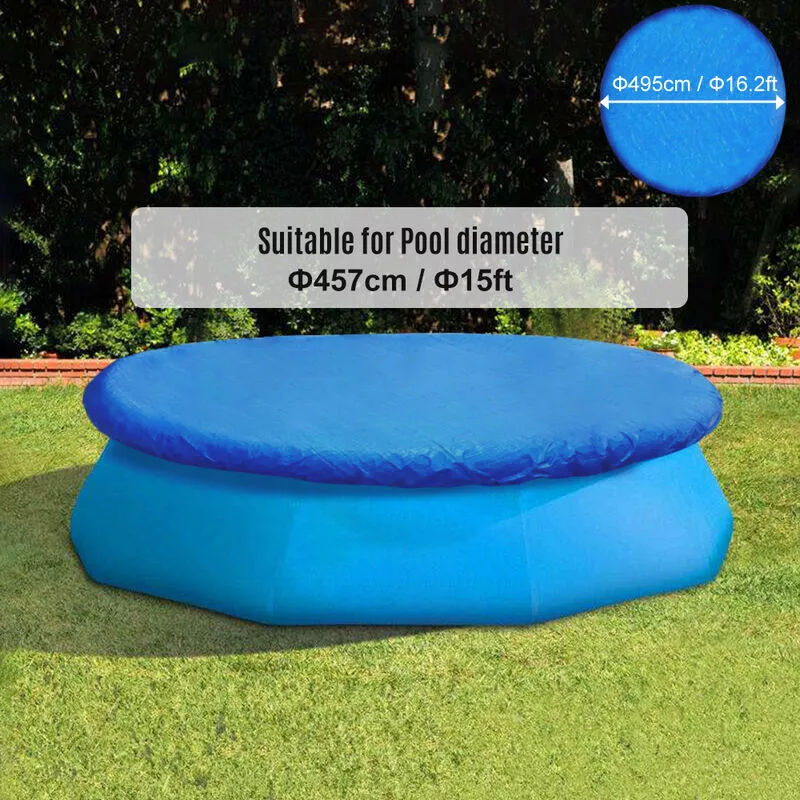PE resistente redonda piscina cubierta de agua portatil protector piscina cubierta