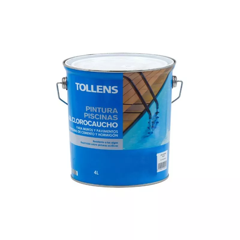 PINTURA CLOROCAUCHO PISCINAS 4 LT | COLOR: Azul Marino 037 - Azul Marino 037 - Tollens barato