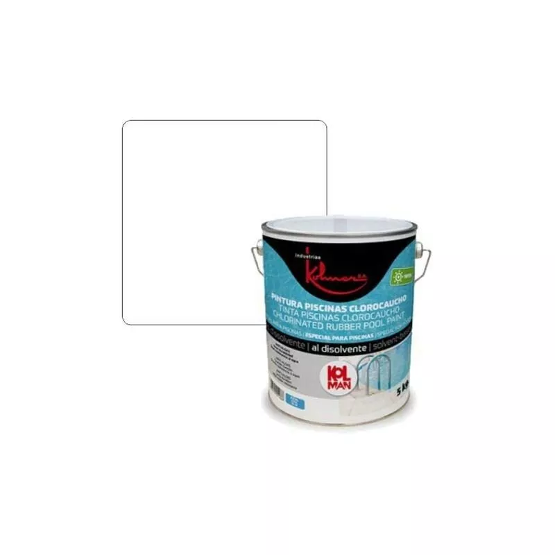 PINTURA DE PISCINAS CLOROCAUCHO PAPCAE 5 kg. BLANCO - Kolmer barato