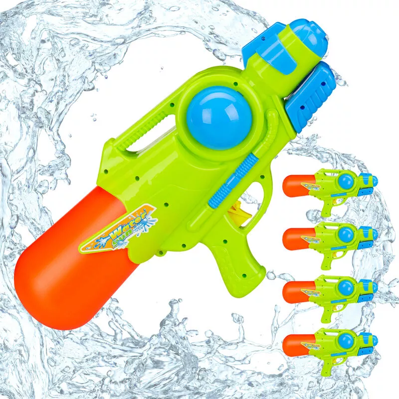 Pack 5 Pistolas de Agua 1 l y Alcance de 5 Metros