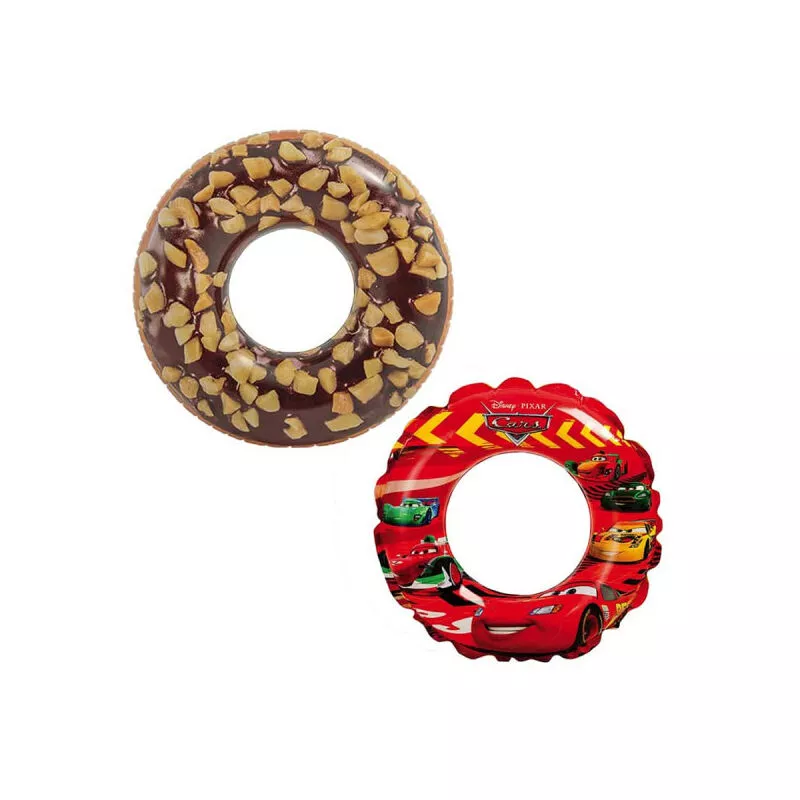 Pack Boya inflable de Chocolate Donut Boya inflable de 114 cm de diámetro - Boya inflable de coche de 51 cm de diámetr barato