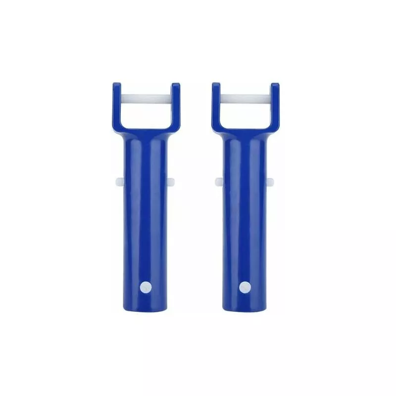 Pack de 2 cabezales en forma de piscina azul pinza cepillo cabezal recambio accesorios piscina cham barato