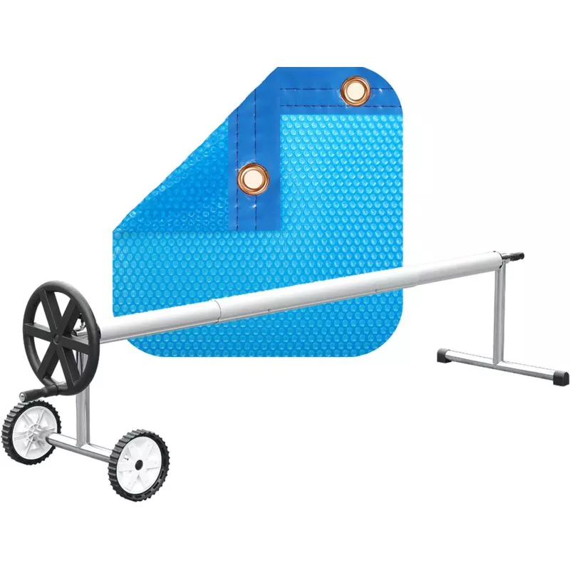 Pack manta térmica de 400 micras eco (3x3m) + enrollador barato