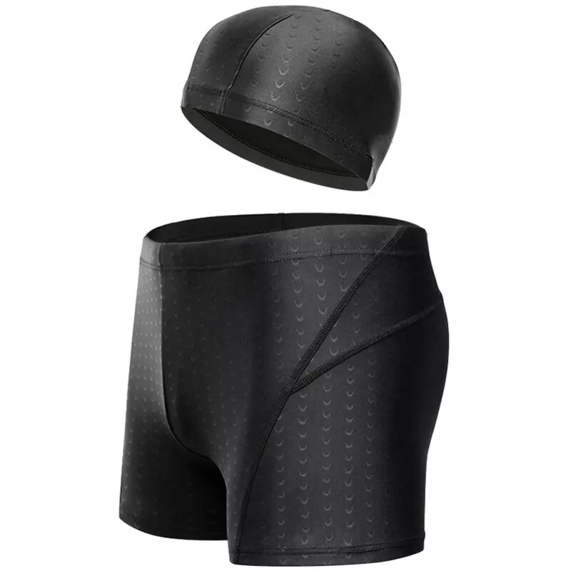 Pantalones cortos de natacion con cordon ajustable para hombres Pantalones cortos de tabla Traje de bano Pantalones cortos de playa de secado rapido barato