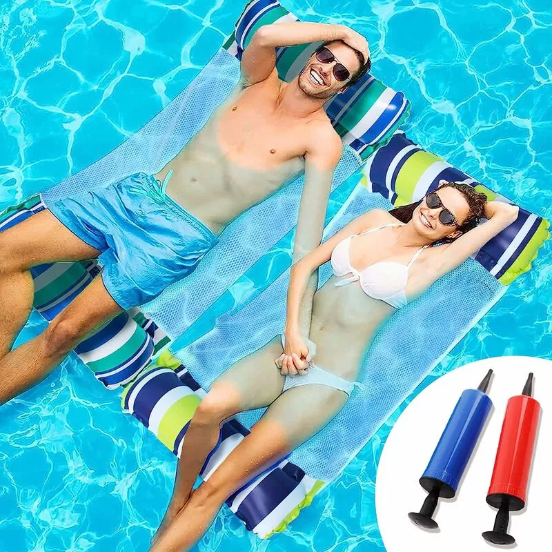 Paquete de 2 colchones inflables para piscina