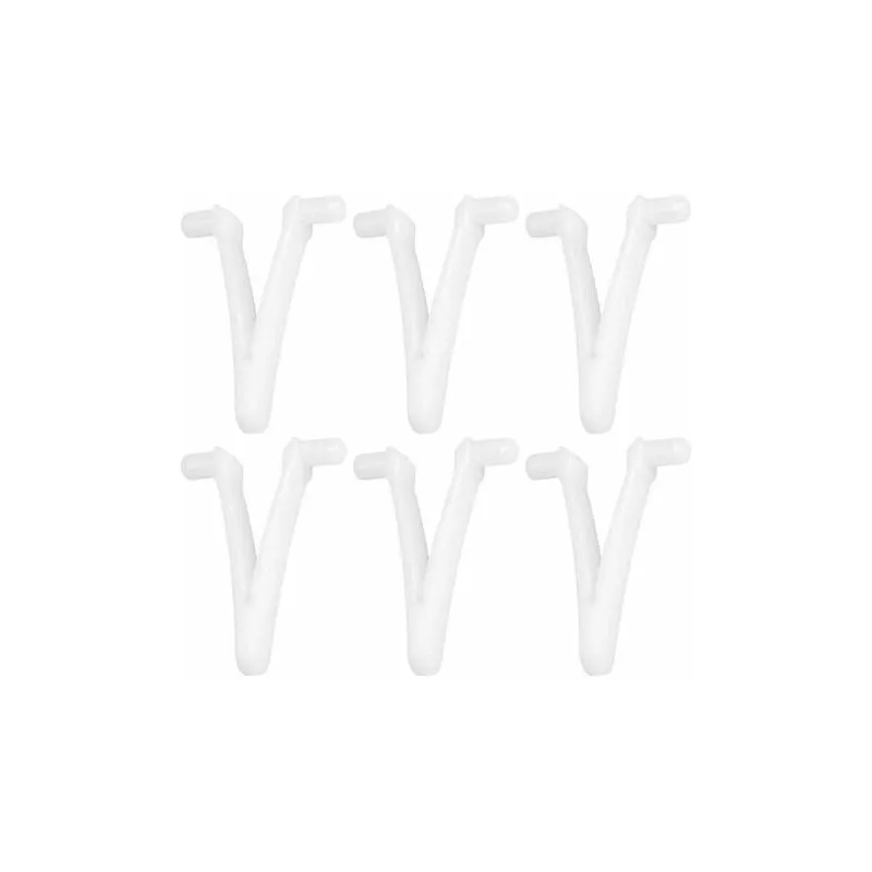Paquete de 6 Scine Supply Pallon v Clip para Scine Spa Brush Leaf Rake Leaf Skimmer Aerator Head para limpieza cham barato