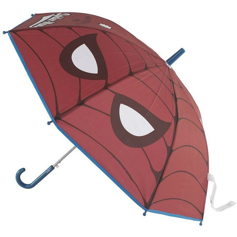 Paraguas Automático Spiderman Rojo (81 Cm) 8427934587711 S0727869 Spiderman Barato