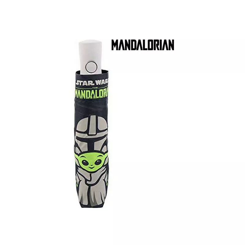 Paraguas Plegable The Mandalorian Negro (Ø 97 cm) 8427934487615 S0724501 The Mandalorian barato