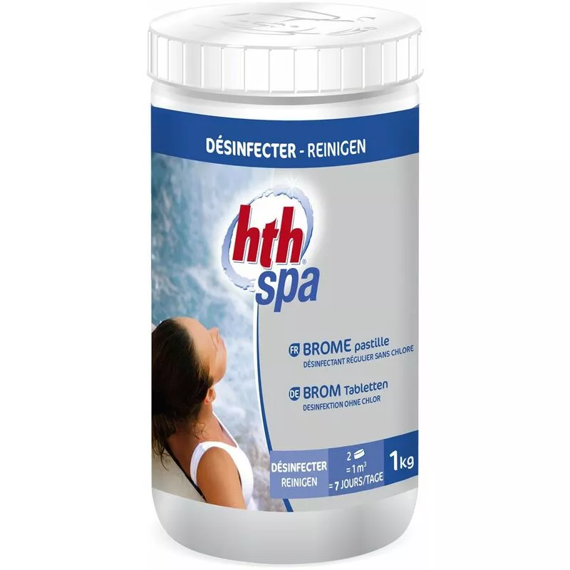 Pastillas De Bromo De 20 G Para Spa, Mantenimiento De Agua Hth, Desinfectante Lento Sin Cloro Activo En Oferta Pastillas De Bromo De 20 G Para Spa
