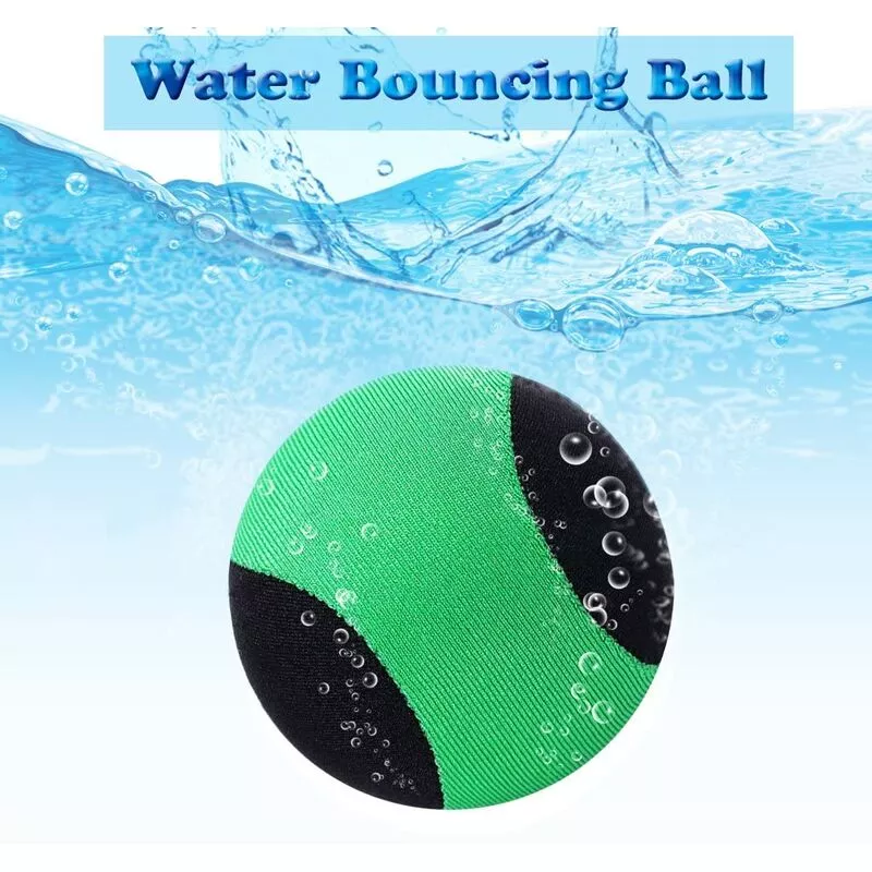 Pelota de rebote de agua para piscina y mar Divertido juego de deportes acuáticos para familiares y amigos Suave y fuerte rebote anti-grietas 2