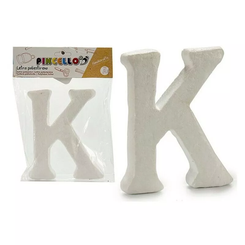 Pincello - Letra K Poliestireno 8430852207210 S3607130 barato