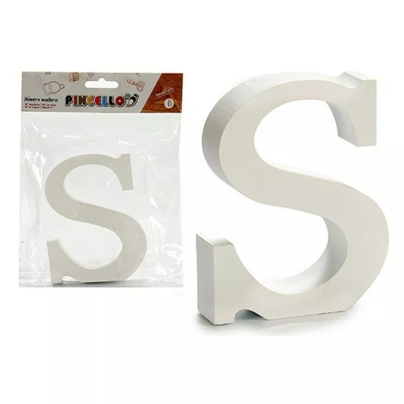 Pincello - Letra S Madera 8430852240576 S3606990 barato