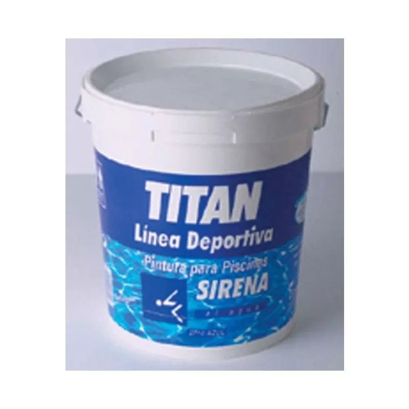 Pintura Piscina Antideslizante 4 Lt Azul Acrilica Agua - Titan barato