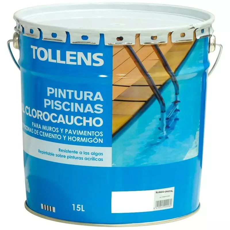 Pintura Piscinas al Clorocaucho 15 L | Blanco barato