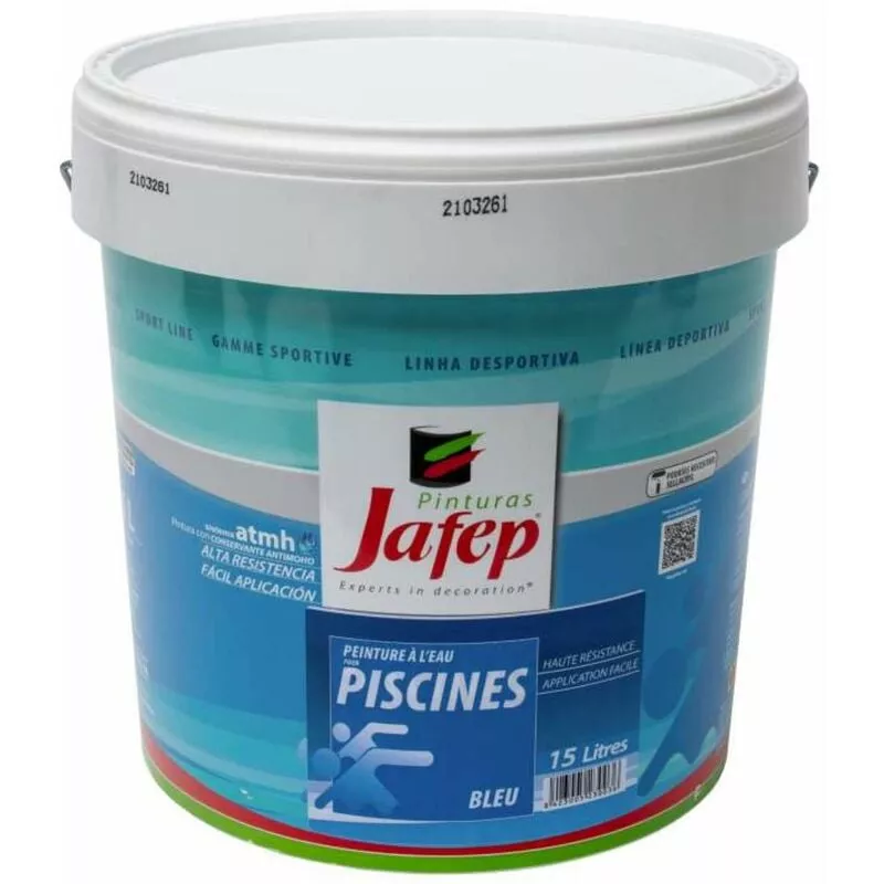 Pintura azul mate para piscinas Jafep 15L barato