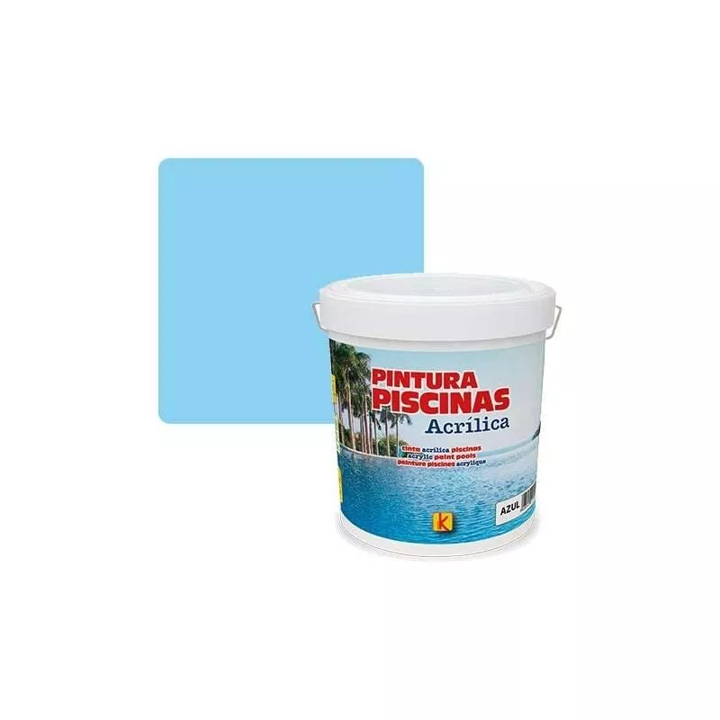 Pintura de Piscinas acrílica AZUL 5 kg. - Kolmer barato