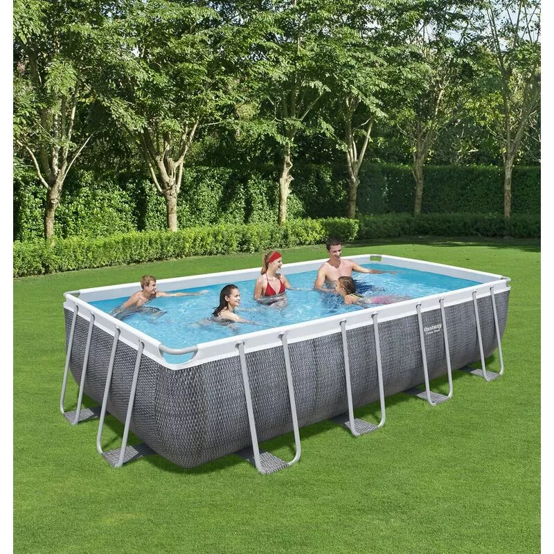 Piscina Desmontable Tubular Bestway Power Steel Rectangular 5