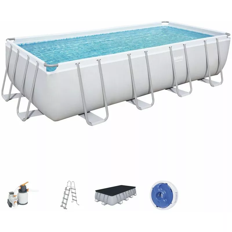 Piscina Desmontable Tubular Power Steel 549X274X122 Cm Depuradora De Arena De 5.678 Litros/Hora - 56466 - Bestway En Oferta Piscina Desmontable Tubular Power Steel 549X274X122 Cm Depuradora De Arena De 5.678 Litros/Hora - 56466 - Bestway Barato