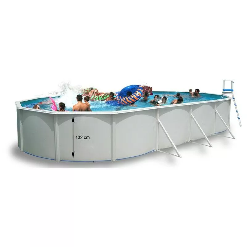 Tienda Online De Piscinas En Oferta Piscina Elevada Toi Magnum 730X366X132 Cm Con Escalera Alta Sin Plataforma Barato