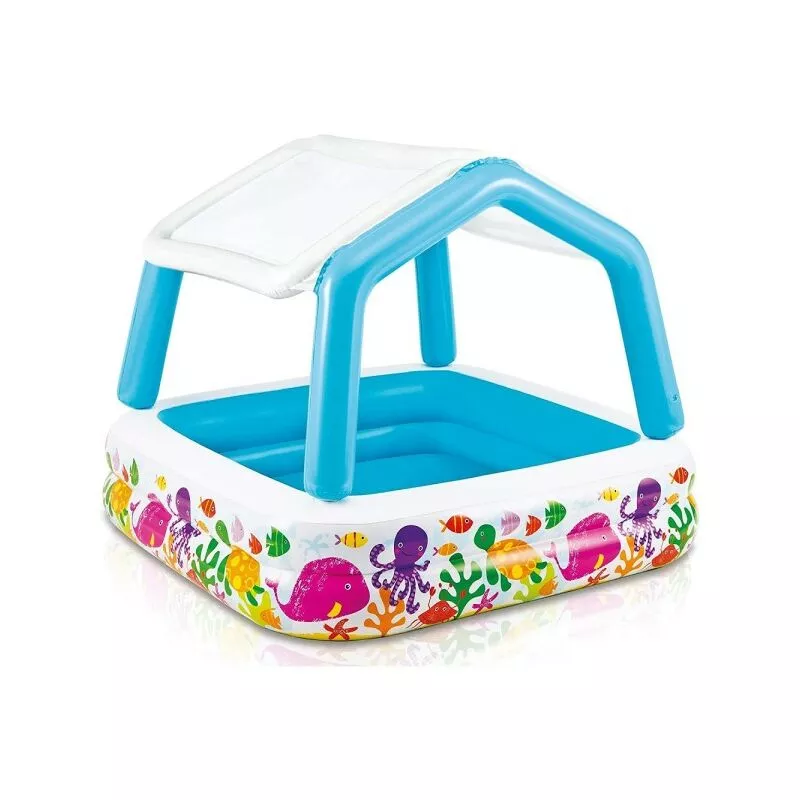 Tienda Online De Piscinas En Oferta Piscina Parasole Multicolor Inflable Multicolor 157X157X122Cm 57470 Barato