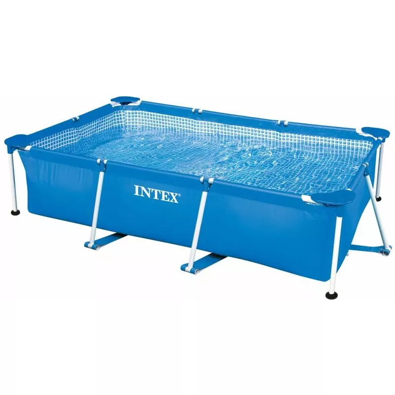Piscina Rectangular Frame 260X160X65 Cm 28271Np - Intex En Oferta Piscina Rectangular Frame 260X160X65 Cm 28271Np - Intex Barato
