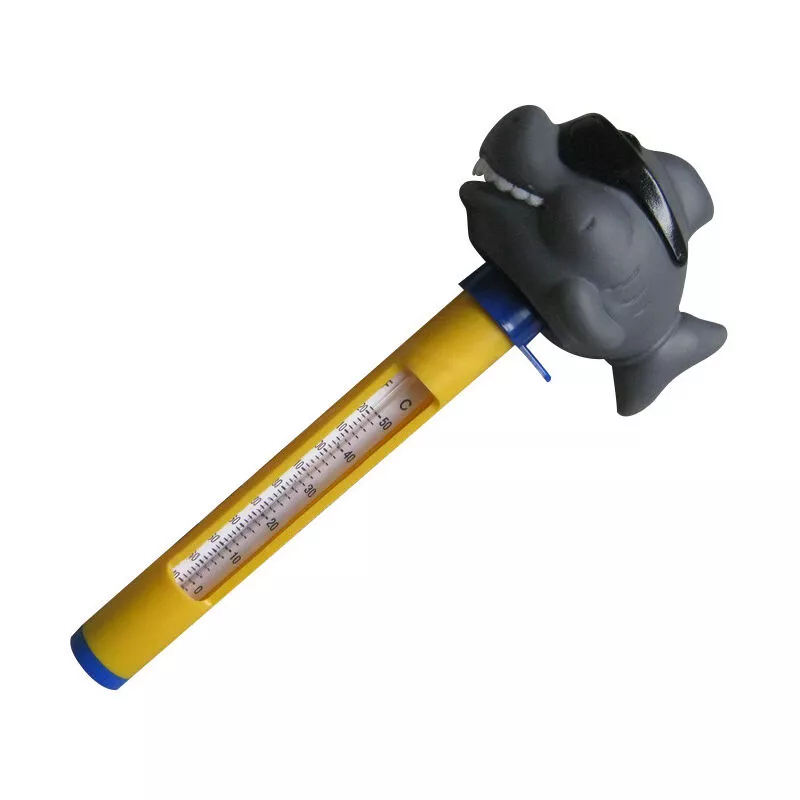 Piscina Termómetro Temperatura Temperatura Dibujos animados Forma de tiburón con barato