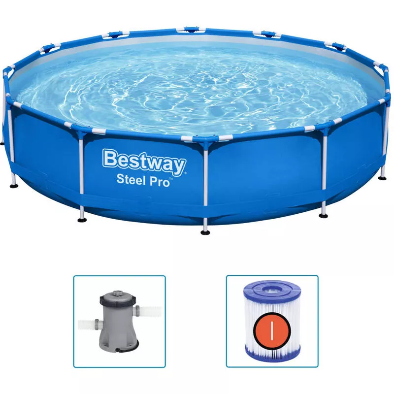 Piscina Con Estructura Steel Pro 366X76 Cm Bestway En Oferta Piscina Con Estructura Steel Pro 366X76 Cm Bestway Barato