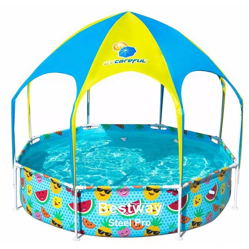 Piscina con techo “Splash-in-Shade“ Ø 244x51cm - Bestway barato