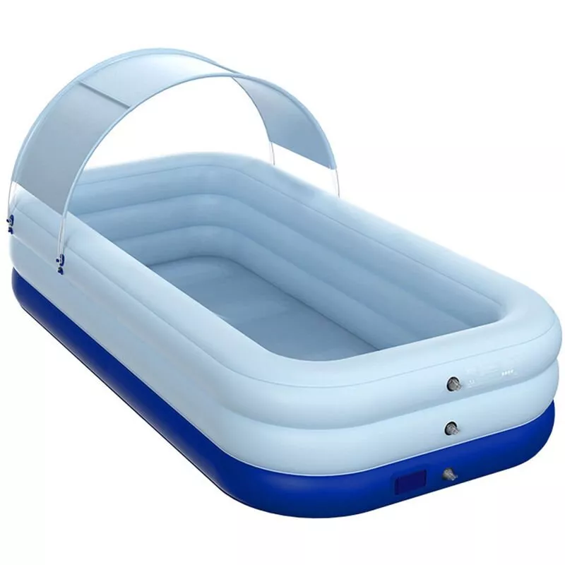 Piscina de inflado automatico