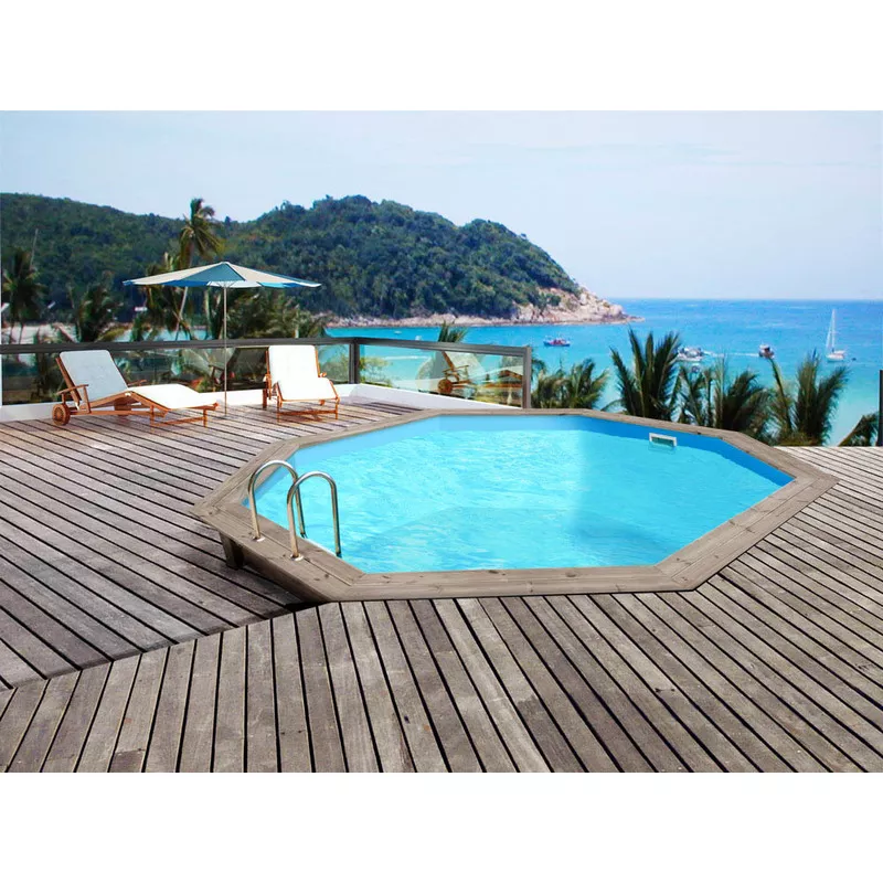 Piscina de madera Venecia - 5.80 x 1.31m barato