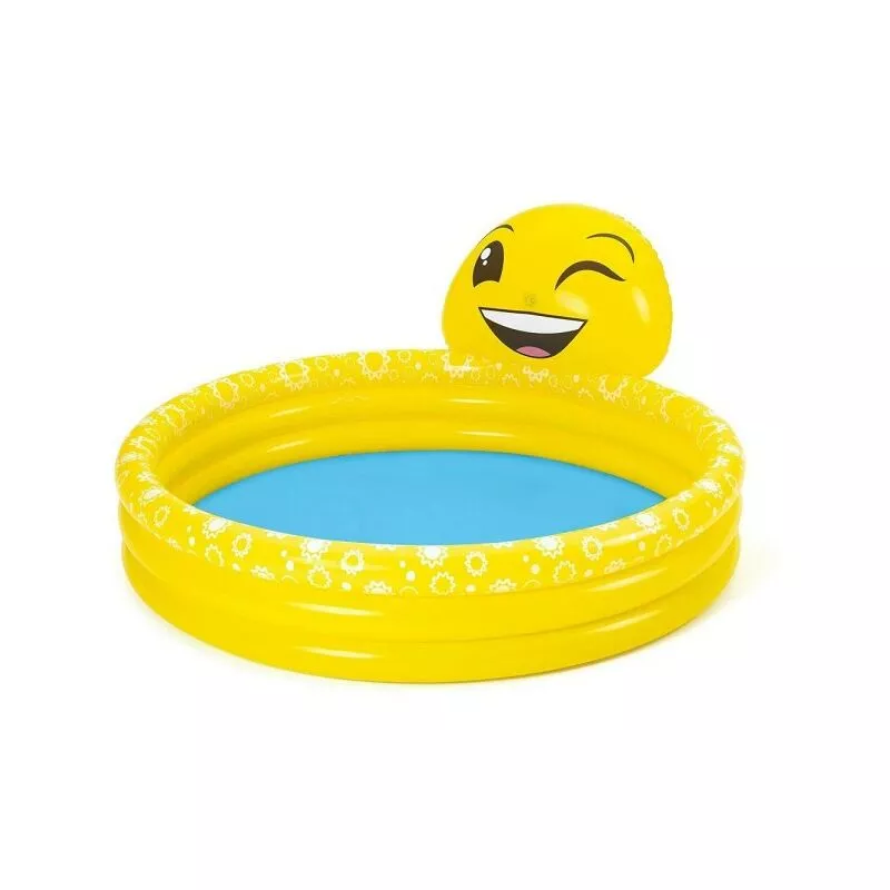 Piscina de piscina para niños Smile Emoticon 165 x 144 x 69 cm con spray 53081 barato