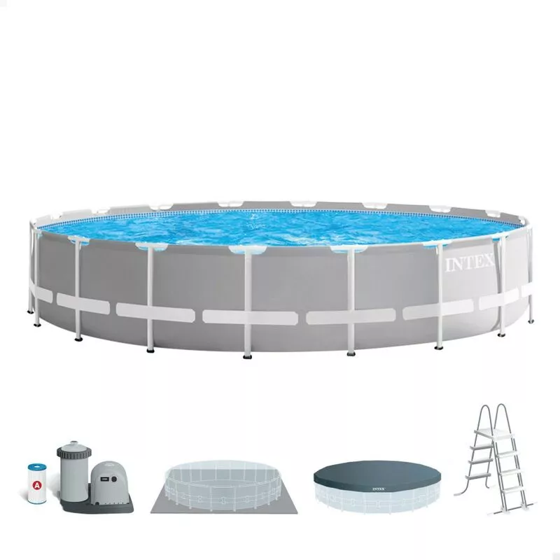 Piscina desmontable Intex gama prisma frame 610x132 cm con depuradora barato