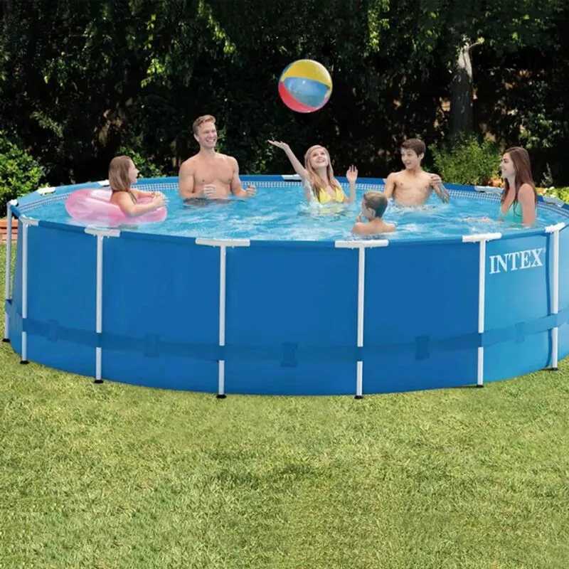 Piscina desmontable tubular Intex Metal Frame redonda 4